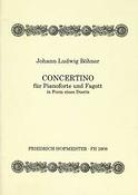 Ludwig Böhner: Concertino for Pianoforte und Klavier(in fuerm eines Duetts, op. 132)