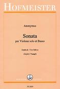 Sonata per Violone Solo et Basso