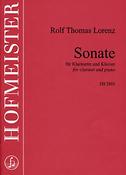 Rolf Thomas Lorenz: Sonate(Clarinet [in A or B] and Piano)