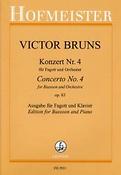 Victor Bruns: Konzert Nr. 4 fuer Fagott und Orchester