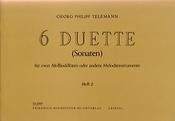 Telemann: 6 Duette Heft 2 (Sonaten 4-6)