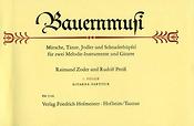 Bauernmusi, 1. Folge / Gitarre-Partitur(Märsche, Tänze, Jodler und Schnaderhüpfel)