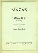 Jacques Féréol Mazas: 12 Etüden, aus op. 36