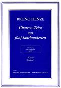 Bruno Henze: Das Gitarrespiel(Heft 14: Gitarren-Trios aus fünf Jahrhunderten)
