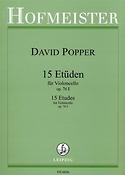 David Popper: 15 Etuden, op. 76 I (Cello)