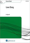 Kjerulf: Love Song (Partituur Harmonie)