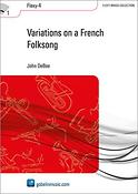 John DeBee: Variations on a French Folksong (Partituur Brassband)