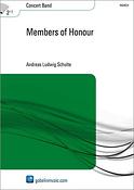 Andreas Ludwig Schulte: Members of Honour (Partituur Harmonie)