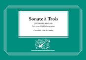 Jean Marie Leclair: Sonate à Trois(Voor twee altblokfluiten en piano)