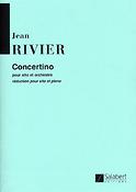 Jean Rivier: Concertino Pour Alto Et Orchestre