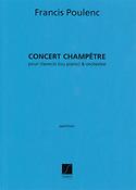 Concert Champetre Partition Clavecin Ou Piano Et