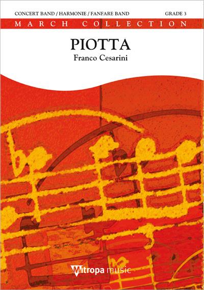 Franco Cesarini: Piotta (Partituur Harmonie Fanfare Brassband)