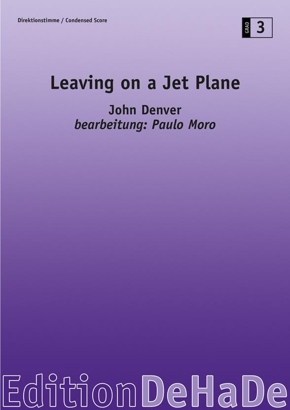 Leaving on a Jet Plane (Partituur Harmonie)