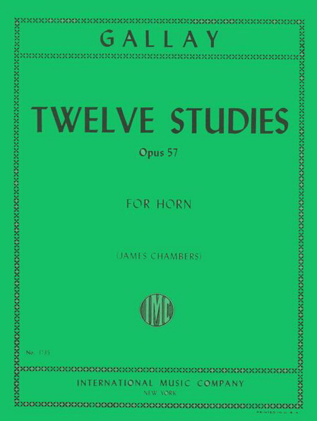 Gallay: 12 Studies for 2nd Horn, Op. 57