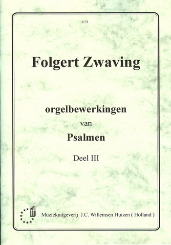 Folkert Zwaving: Orgelbewerkingen Van Psalmen 3