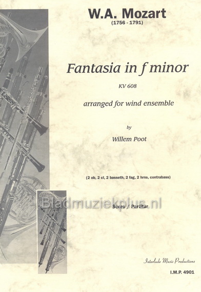 Mozart: Fantasia in f minor, KV 608 (wind ensemble)