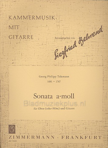 Telemann: Sonate a-Moll D821