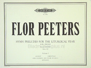 Flor Peeters: 213 Choralvorspiele 1 OP.100 (Orgel)