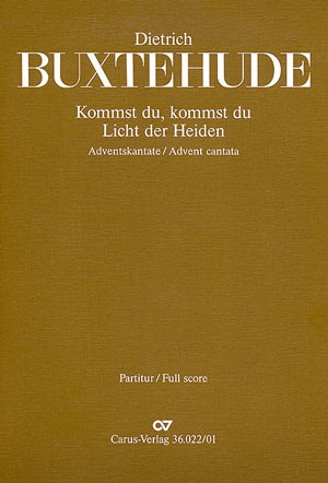 Dietrich Buxtehude: Kommst du, Licht der Heiden BuxWV 66 (Viool 1)