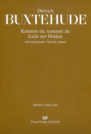 Dietrich Buxtehude: Kommst du, Licht der Heiden BuxWV 66 (Altviool 1)