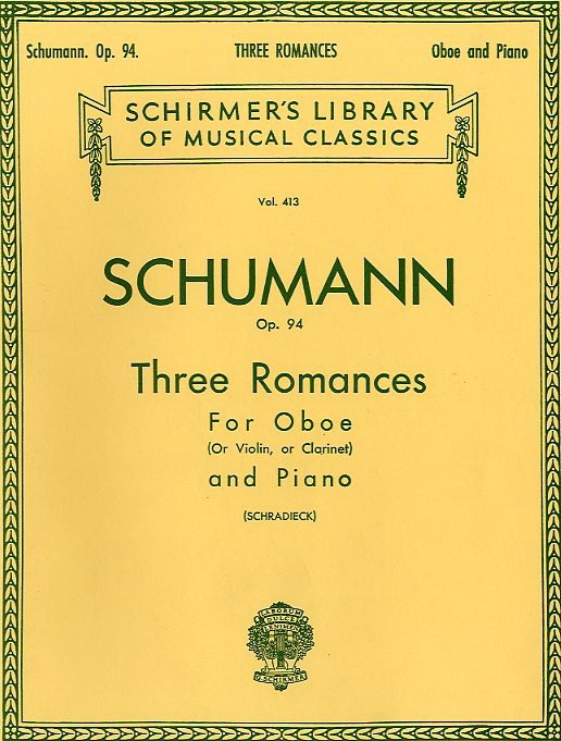 Schumann:  Three Romances Op.94