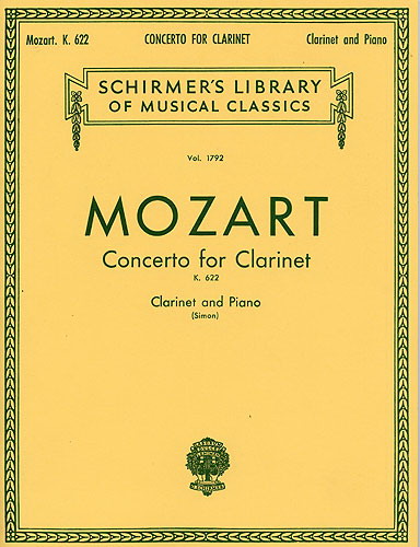 Mozart: Clarinet Concerto K.622 (Clarinet/Piano)