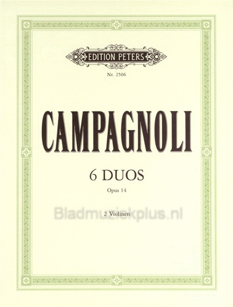 Campagnoli: 6 fortschreitende Duette op. 14