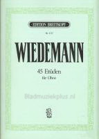 Wiedemann: 45 Etüden for Oboe