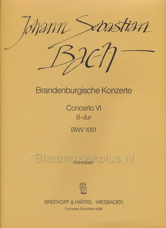 Bach: Brandenburg Concerto No. 6 in Bb major BWV 1051