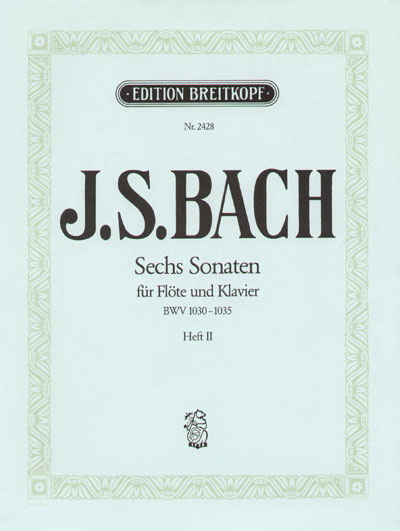 Bach: Sechs Sonaten BWV 1033-1035 (Fluit, Piano)