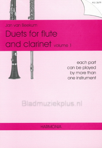 Jan van Beekum: Duets for Flute & Clarinet 1