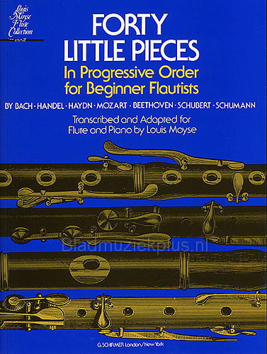Louis Moyse: Forty Little Pieces In Progressive Order fuer Beginner Flutists