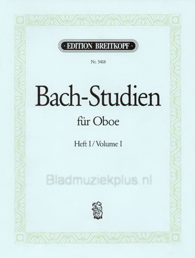 Bach: Studien for Oboe Heft 1 – Studies Voor Hobo 1