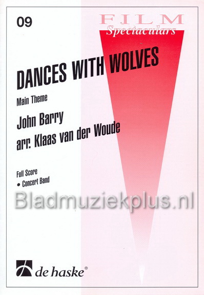 John Barry: Dances with Wolves (Partituur Harmonie)