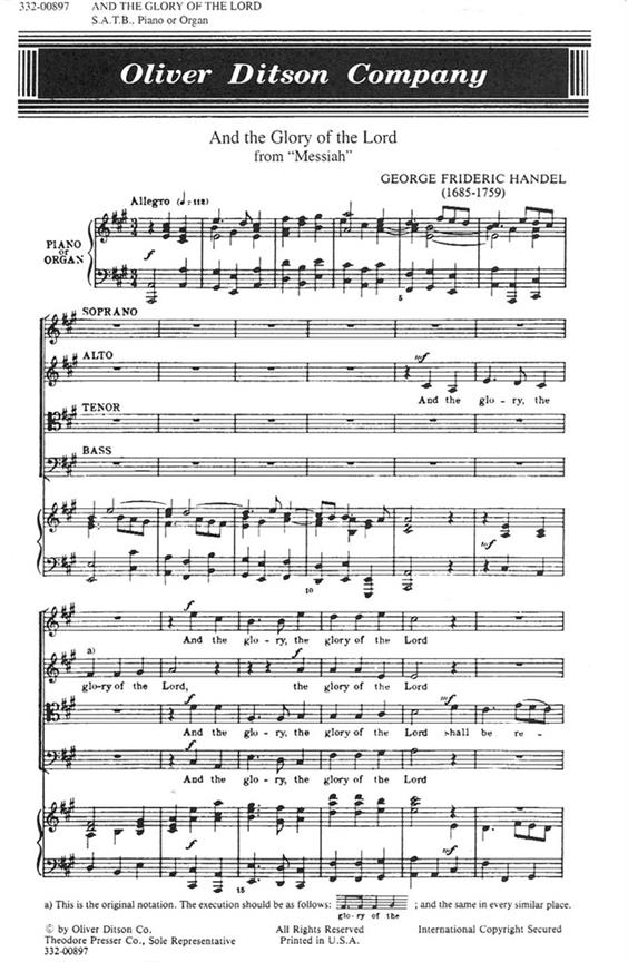 And the Glory of the Lord
