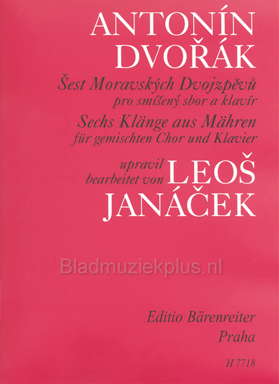 Dvorak: Six Moravian Duets - Sech Klänge Aus Mähren