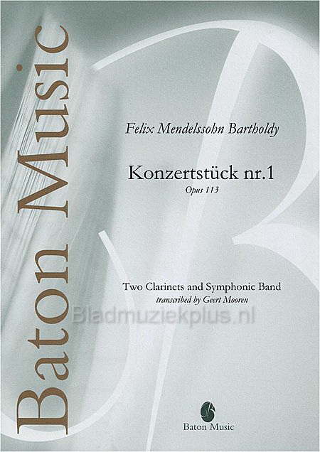 Mendelssohn: Konzertstück nr. 1 for two Clarinets