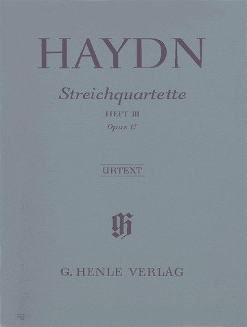 Haydn: String Quartets Volume III, op. 17