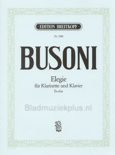 Busoni: Elegy in Eb major