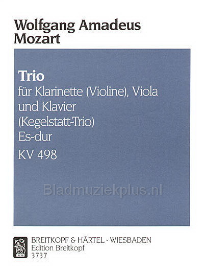 Mozart: Kegelstatt Trio Es-dur KV 498