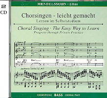 Mendelssohn: Elias Opus  70 (1846) (CD Chorstimme Bas)