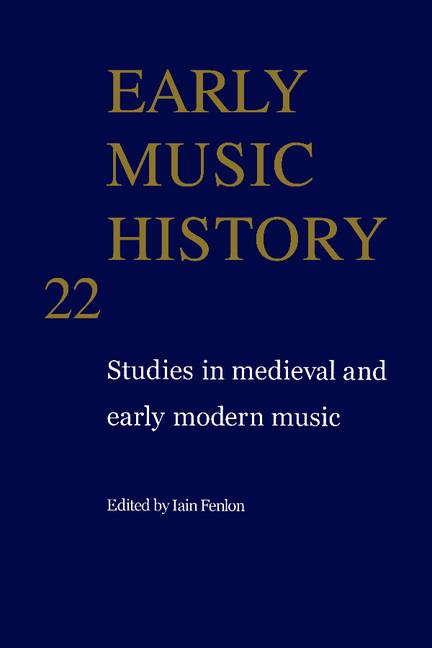 Early Music History