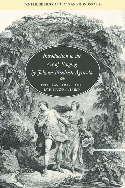 Introduction to the Art of Singing by JF Agricola