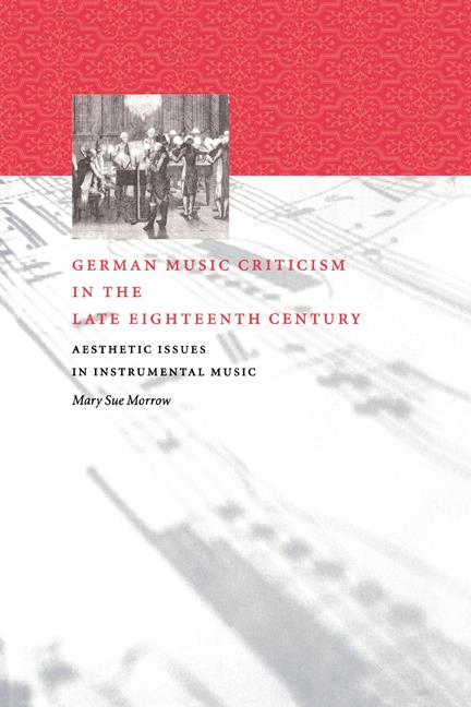 German Music Criticism in the Late 18th Century