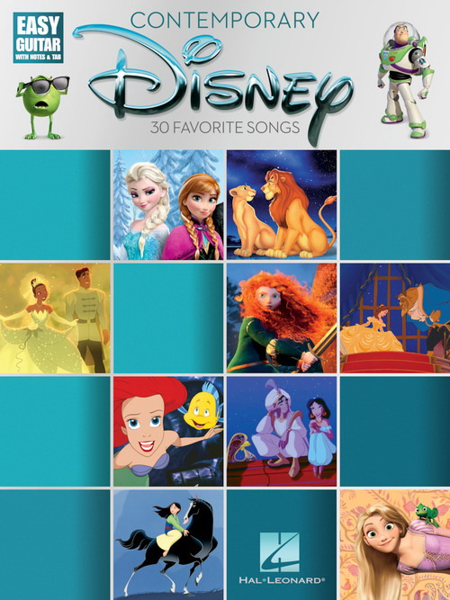Contemporary Disney: Easy Guitar With Notes and Tab