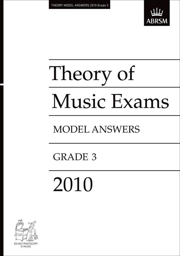 Theory of Music Exams 2010 Model Answers, Grade 3