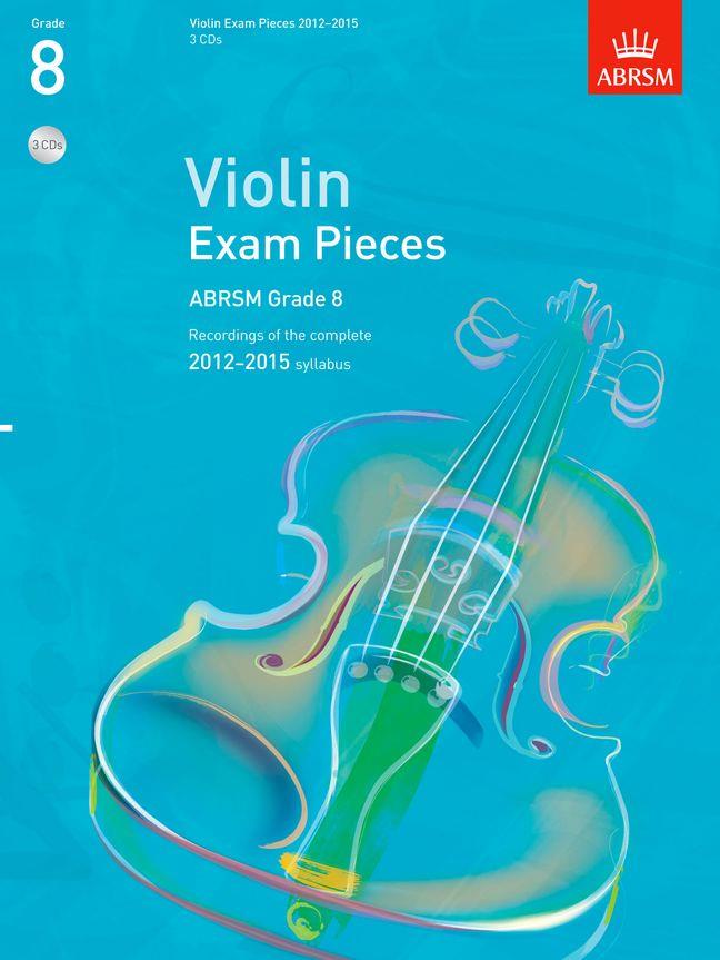 Violin Exam Pieces 20122015, ABRSM Grade 8, 3 CDs