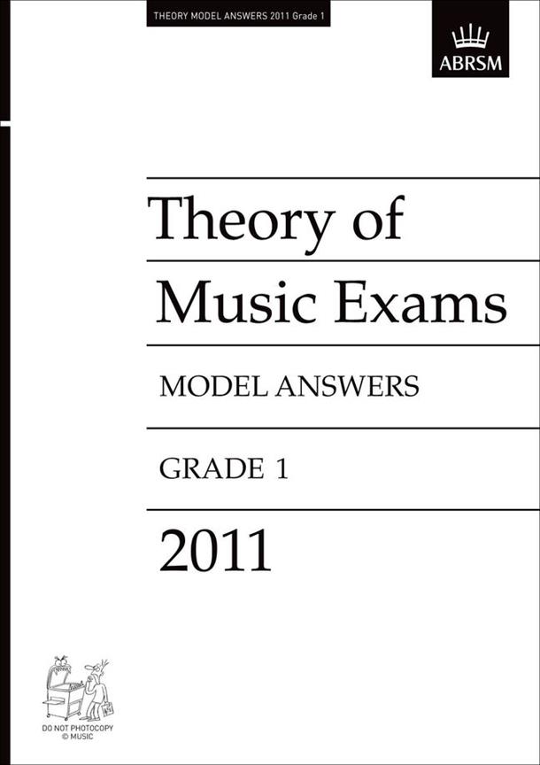 Theory of Music Exams 2011 Model Answers, Grade 1