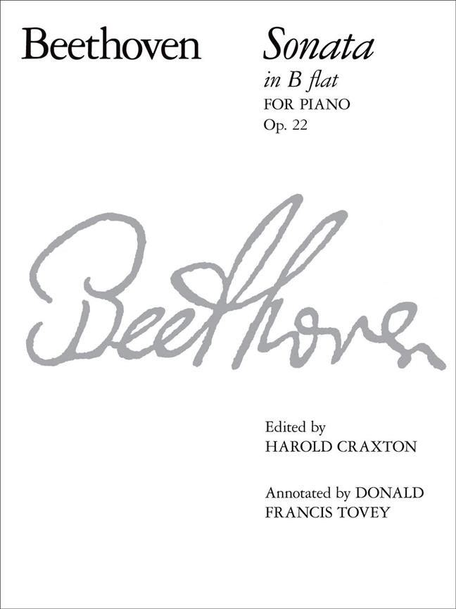 Beethoven: Piano Sonata in B flat, Op. 22
