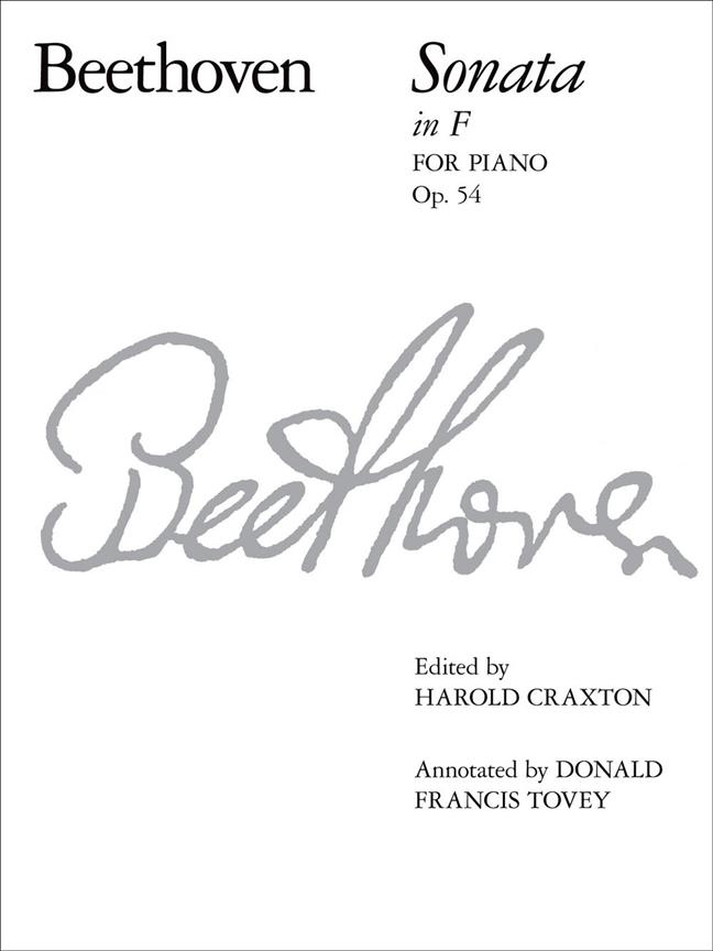 Beethoven: Piano Sonata in F, Op. 54